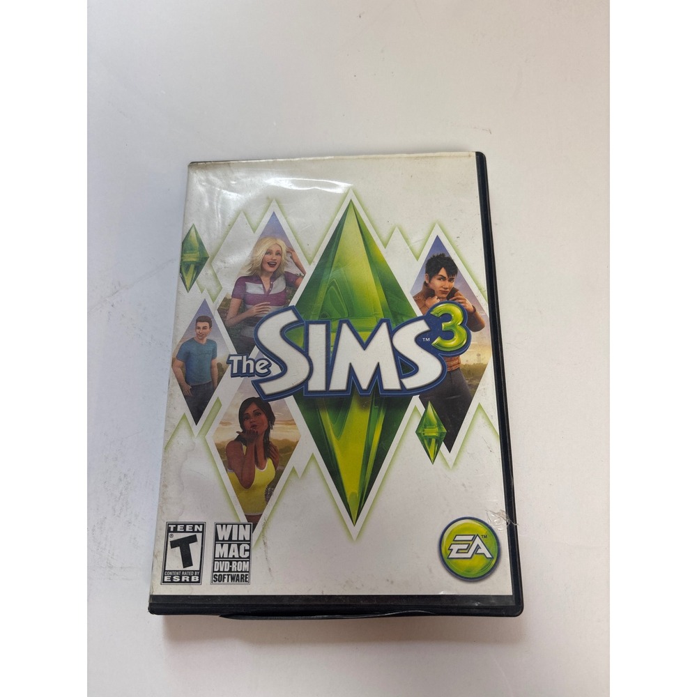 The Sims 3 PC Mac 2009 Video Game EA Electronic Arts DVD-ROM Software Base Game